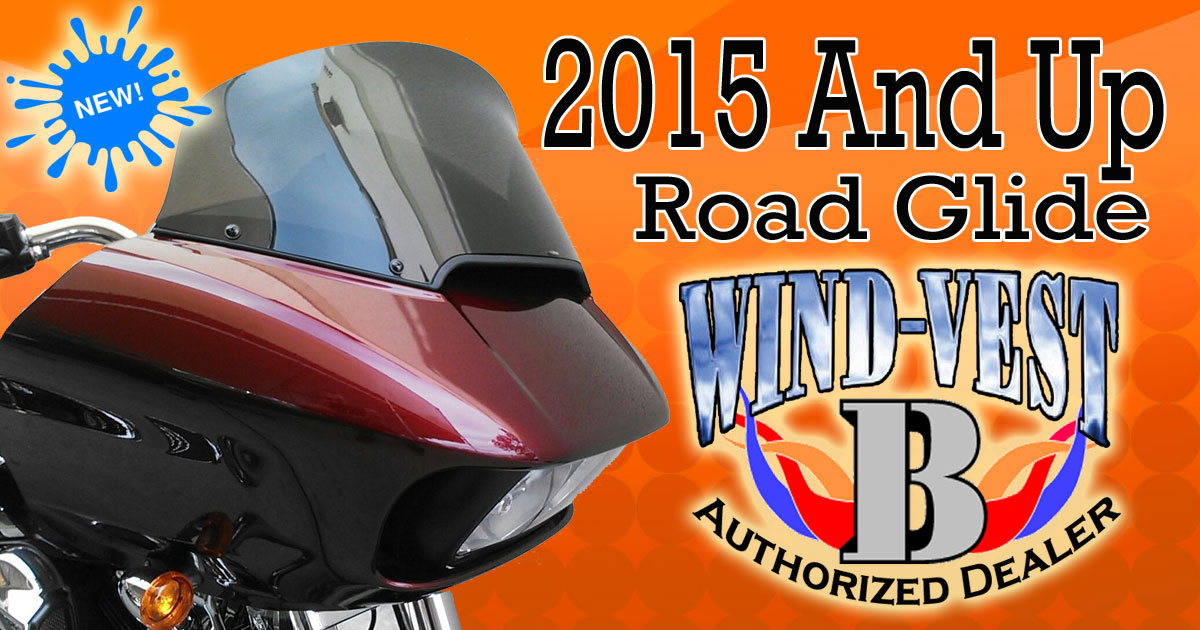 New 2015 Harley Davidson Road Glide Wind Vest